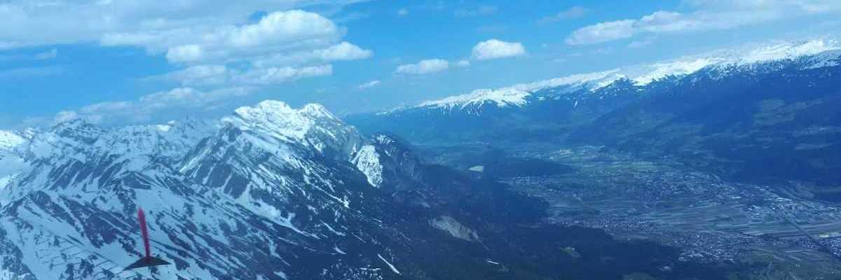 Flugwegposition um 13:17:52: Aufgenommen in der Nähe von Innsbruck, Österreich in 2470 Meter